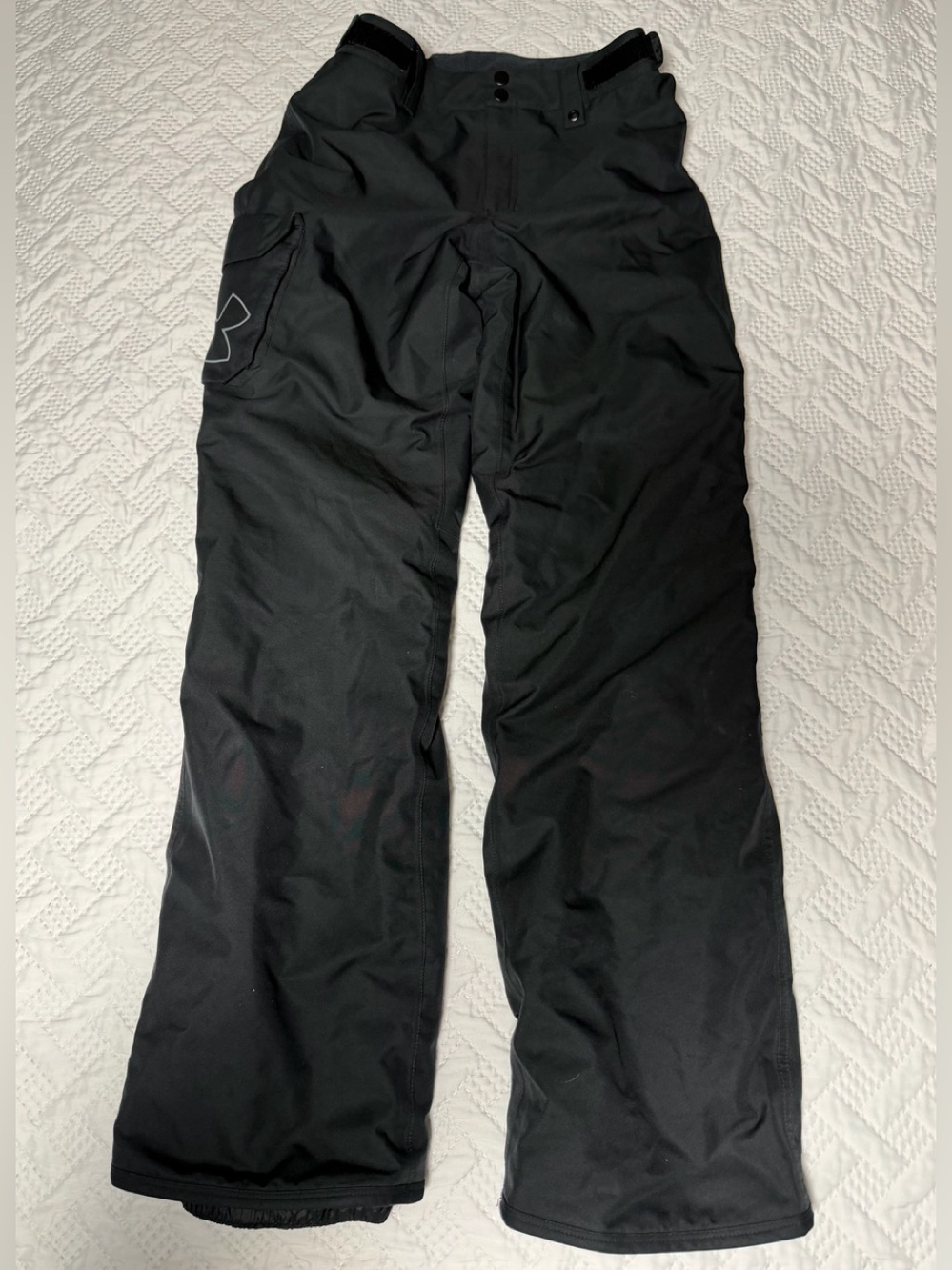 Youth Large UA Black Snow Pants